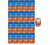 Lavazza - Miscela di Caffe' Macinato, Café moulu, Gusto Forte, Idéal pour ceux qui aiment un goût décisif, 20 x 250 g + Italian Gourmet polpa 400g