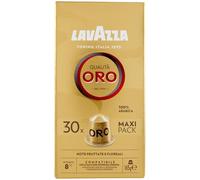 Lavazza, Qualità Oro, 30 dosettes de café compatibles Nespresso | Intensité 8/13, notes florales et fruitées, 100 % arabica, torréfaction légère