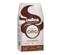 Lavazza, Qualità Oro Gran Riserva, Café en Grains, 1 Kg, avec des Notes Aromatiques de Fruits Rouges, 100% Arabica et 5% de Grains Vieillis en Fût de Spiritueux, Intensité 6/10, Torréfaction Légère