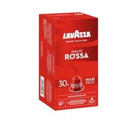 Lavazza Qualità Rossa, Arabica & Robusta Lot de 30 capsules en aluminium compatibles Nespresso CO2 Neutre