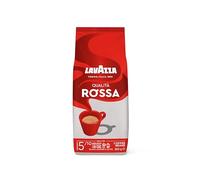 Lavazza, Qualità Rossa, café en grain naturel, idéal pour la machine à expresso, avec notes aromatiques de chocolat et de noix, arabica et robuste, intensité 5, torréfaction moyenne, paquet de 500 g