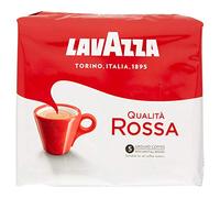 Lavazza, Qualità Rossa - Café moulu - 2 x 250 g - Idéal pour les pots à moka - Avec des notes aromatiques de chocolat et de fruits secs - Arabica et Robusta - Intensité 5/10 - Torréfaction moyenne