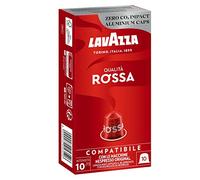 Lavazza Qualità Rossa, Espresso corsé et équilibré, 10 capsules, compatible Nespresso
