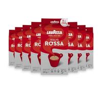 Lavazza Qualità Rossa - Lot de 8 cafés moulus, torréfaction moyenne, 250 g chacun