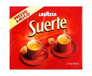 Lavazza - Suerte, Miscela di Caffè, 2 Pacchetti
