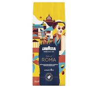 Lavazza, Tales of Roma, grains de café, idéal pour les machines à café expresso, avec des notes aromatiques de noisette et de chocolat noir, arabica et robusta, intensité 8/10, torréfaction moyenne