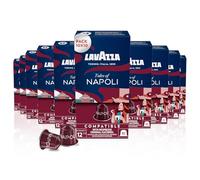 Lavazza, Tales of Napoli, 100 Capsules Café Compatibles avec les Machines Nespresso Original, Notes de Cacao et Caramel, Arabica et Robusta, Intensité 12/13, Torréfaction Foncé, 10 Paquets