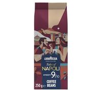Lavazza, Tales of Napoli - Grains de café - Idéal pour les machines à café expresso - Notes aromatiques de cacao et de caramel, arabica et robusta, intensité 9/10, torréfaction foncée, 250 g