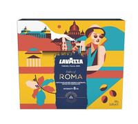 Lavazza, Tales of Roma, Café Moulu, 2 x 250 g, Idéal pour la Machine Filtre ou Manuelle, Notes de Noisette et Chocolat Noir, Arabica & Robusta, Intensité 8/10, Torréfaction Moyenne