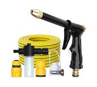 Lave-auto À Main - Kit De Nettoyage Par Pulvérisation Compact, Nettoyeur À Pression D'eau, Outil De Lavage Extérieur, Accessoire De Pulvérisation Polyvalent Avec Poignée Ergonomique | Kit De Lave-auto