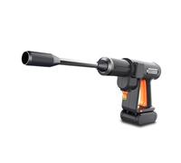Lave-Auto Électrique À Haute Pression, Machine À Laver sans Fil avec Batterie Au Lithium, Kit De Pistolet À Eau Portable for L'arrosage du Jardin Puissant Facile(Black)