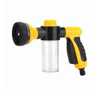 Lave-Auto Multifonctionnel à Haute Pression 6M Pistolet à Eau à Mousse pour Lavage de Machine ou Voiture/Jardin Pistolet de Pulvérisateur nettoyant Voiture & Jardin Nettoyage (jaune)