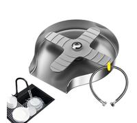 Lave-bouteilles pour évier, haute pression en acier inoxydable, pulvérisateur pour le nettoyage des métalliques, pour bouteilles, tasses, verrerie, comptoir de bar à la maison