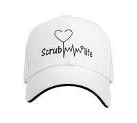 Lavé Coton Gommage Vie Infirmière Casquettes Hip Hop Sandwich Cap Hommes Femmes Réglable Plein Air Sport Chapeau Cadeau