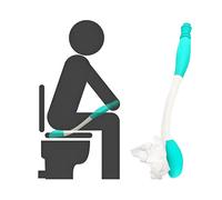Lave Fesses wc Aid Pince pour Ramasser Sans se Baisser Toilette Seche Separateur Urine Pince pour Papier Toilette Outil de Lavage de Toilettes Rapide des Fesses Aides à la Mobilité Grossir des Fesses
