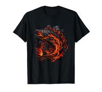 Lave Fondue Poisson de feu Inferno Pêcheur agressif T-Shirt