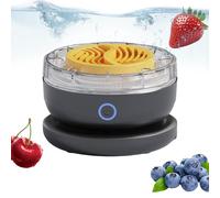 Lave-fruit automatique - Nettoyeur purificateur de fruits et légumes, appareil de cuisine rechargeable portable avec rotation pour enlever la poussière et la saleté préparation des aliments pour la