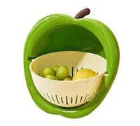 Lave-Fruits | Passoire Amusante À Double Couche Et Grande Capacité,Bol Passoire Nettoyeur de Fruits et Légumes | Pour Baies Laitue Pâtes Cuisine Maison Restaurant Pique-Nique Camping