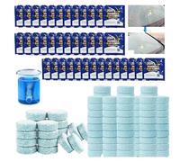Lave Glace Concentré Pastille,150pc Pastille Lave Glace Voiture,Nettoyant Pare Brise,Pastille Lave Glace pour Pare-Brise,Effervescent Voiture,Lave Glace Voiture,Verre de Pare-Brise Nettoyage Détergent