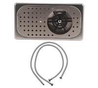 Lave-gobelet automatique pour évier, rinçage rapide en acier inoxydable G1/2, pichet, hôtel, café, HomeFC-12-2 pour cuisines domestiques, d'hôtel, cafés et paramètres similaires (FC-12-1 petite