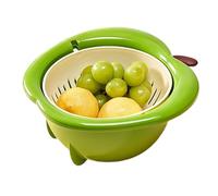 Lave-Légumes - Égouttoir Grande Capacité à Drainage Rapide - Bol Passoire Nettoyeur de Fruits et Légumes,pour Nettoyage Baies, Pommes de Terre, Aliments en Cuisine, Maison et Appartement