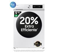Lave-Linge À Vapeur SAMSUNG WW90DB7U34GWU3 9KG 1400TOURS Inverter WIFI CL.A-20%