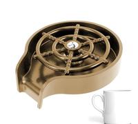 Lave-linge automatique en verre pour évier de cuisine, bar de restaurant pour la maison, rinçage en verre à nettoyage rapide, accessoires pour évier de cuisine