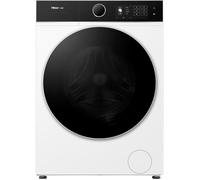 Lave-linge blanc - Hisense - 10 5 kg - 1400 tr/min - Écran TFT - Commande électronique et tactile - Wi-Fi - AutoDose