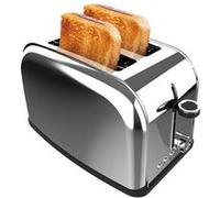 Cecotec Grille-pain vertical 2 fentes courtes Toastin' time 850 Inox Lite. 850 W, 2 tranches de pain, fente large 3,8 cm, support pour petits pains et bac à miettes, acier inoxydable