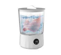 Lave-Linge Compact | Machine à Laver Extérieure 1,5 L - Lave-linge avec 3 Modes Nettoyeur de Chaussettes Rechargeable pour Intérieur Maison Voyage Dortoirs Appartements Camping