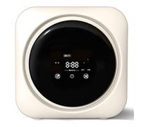 Lave-linge électrique mural 3,5 l, sèche-linge et sous-vêtements, compact, programmes multiples, fonctionnement silencieux, commandes tactiles à LED