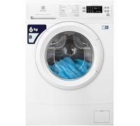 Lave-linge Electrolux EW6S526W SensiCare, Installation libre, Charge frontale, Acier inoxydable, 6 kg, 14 programmes, Normal, Heavy Duty, Delicates, Quick Wash, Rinse, etc.