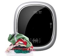 Lave-linge et sèche-linge entièrement automatique, machine à laver électrique murale compacte de 1450 W, mini lave-linge avec une capacité de 3 kg, lavage bouillant à haute température, pour