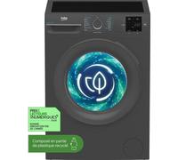 Lave-linge Frontal BEKO BM0WU38411FB - 8 kg - 1400 trs/min - Classe A - Noir