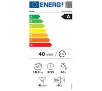 Lave-linge frontal blanc - Bosch - Série 6 - 10 kg - 1400 tr/min Dosage automatique