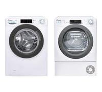 Lave-linge frontal Candy 10kg 1400 trs/min smart touch sèche linge frontal 10kg pompe à chaleur