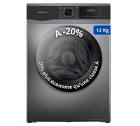 Lave-linge frontal GEDTECH GLL121400DG - 12 Kg - 1400 trmn - 16 programmes - Eco - Intensif - Rapide Trs Faible conso