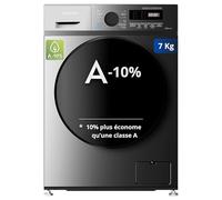 Lave-linge frontal GEDTECH GLL71200BL - 7 Kgs - 1200 tr/mn - 16 programmes - Eco - Intensif - Rapide - Très Faible conso