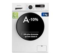 Lave-linge frontal GEDTECH GLL71200WH - 7 Kgs - 1200 tr/mn - 16 programmes - Eco - Intensif - Rapide - Très Faible conso