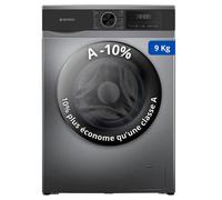 Lave-linge frontal GEDTECH GLL91400DG - 9 Kgs - 1400 trmn - 16 programmes - Eco - Intensif - Rapide Trs Faible conso