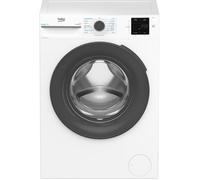 Lave-linge hublot BEKO BMEDWFT38411 - 8 kg - Induction - L60cm - 1400 trs/min Blanc / Hublot Noir