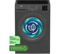 Lave-linge hublot BEKO bPRO 500 BM0WU38411FB - 8 kg - 1400 trs/min - Classe A - Noir