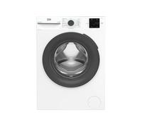 Lave-linge hublot BEKO BMEDWFT38411 - 8 kg - Induction - L60cm - 1400 trs/min - Classe A - Blanc / Hublot Noir
