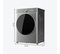Lave linge hublot cecotec 02787 10 kg 1400 tr/min 60 cm Silver G