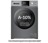 Lave-linge hublot - CONTINENTAL EDISON - CELL10140S3 - 10kg - Moteur induction - 60 cm - 1400 trs/min - Silver