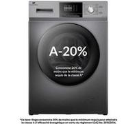 Lave-linge hublot - CONTINENTAL EDISON - CELL12140ISP - 12kg - Induction - 60 cm - 1400 trs/min - Silver