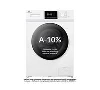 Continental Edison Lave-linge hublot CELL8140IW1 8 kg Moteur induction 60 cm 1400 trs/min Blanc