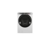 Hoo ver H-WASH 550 Machine à laver à libre installation 10 kg, charge avant, classe A-20%, 1600 tours, App hOn, Cycles Care, Vapeur AxLxP 85 x 60 x 58 cm, Blanc - H5WPB610AMBC8-S
