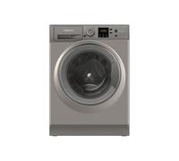 Lave-linge hublot HOTPOINT NSWM946GGFR - 9 kg - Induction - 1400 trs/min - Classe A - Graphite