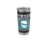 Lave-linge lave-linge lavage jour laverie Gobelet isotherme en acier inoxydable double paroi